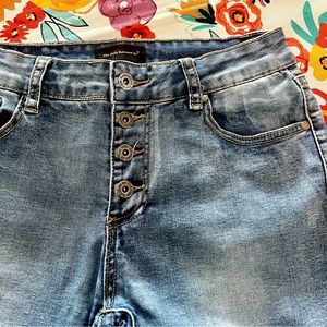 Juniors Button Fly Jeans